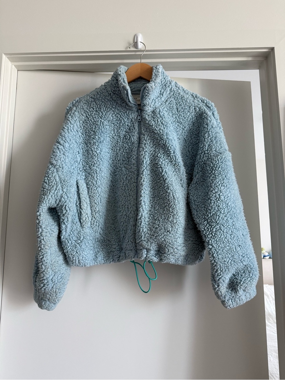 Urban Outfitters Blue Sherpa Jacket